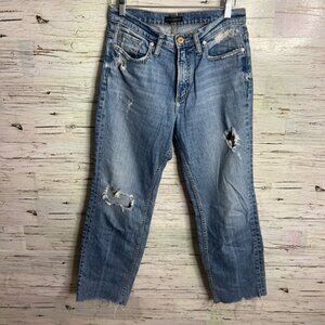 Silver Frisco Straight Leg Jeans size 26
